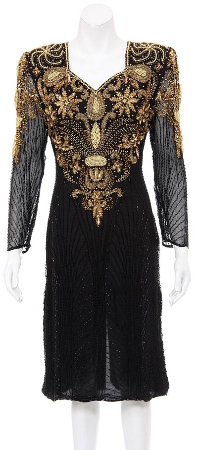 Galaxy Hand Beaded Formal Dress