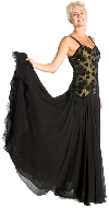 A-Line Long Beaded Dress in alternative image