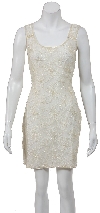 Main image of Spinning Dandelions Hand Beaded Short Dress