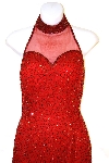 Halter Neck Sequined Formal Cocktail Dress in alternative image