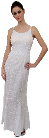 Main image of Full Length Beaded Formal Dress