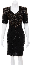 Main image of Growing Paradise Hand Beaded Short Dress