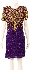 Main image of Fully Sequined Cocktail Dress