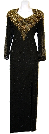 Main image of Full Sleeve Sequined Mother of the Bride Dress