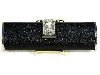All Occasion Glitter Evening Bag in Black