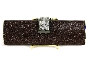 All Occasion Glitter Evening Bag in Coffee