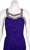 Beaded Full Length Formal in close-up