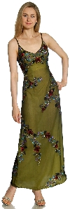 Main image of Multi Colored Flowered Sequin Dress