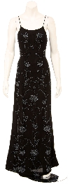 Main image of Covered in Flowers Hand Beaded Formal Dress