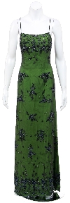 Main image of Formal Dress with Hand Beaded Floral Design