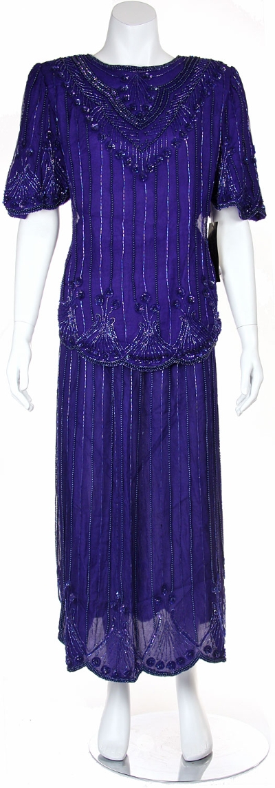 Two Piece Formal Evening Dress