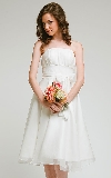 Strapless Bridesmaid dress with detachable sash in alternative picture