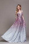 Main image of Empire Prom Gown with Spaghetti Straps