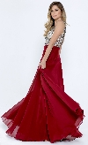 Main image of Bejeweled Bodice V-Neck Sleeveless Long Prom Dress