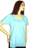Main image of Half Sleeve Embroidered Top