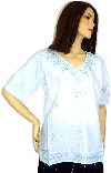 Main image of Half Sleeve Embroidered Top