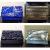 Main image of Rhinestones Flap Evening Bag in Polyester Satin