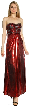 Main image of Strapless Sweetheart Formal Evening Dress