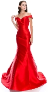 Main image of Off-Shoulder Mermaid Skirt Long Prom Pageant Dress