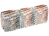 Main image of Rhinestone Embellished Satin Evening Bag in Champaign