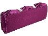 Rhinestone Embellished Satin Evening Bag in Purple in alternative picture