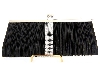 Main image of Ruched Elegance Evening Bag in Black