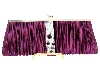 Main image of Ruched Elegance Evening Bag in Purple