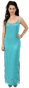 Long Formal Beaded Dress with Matching Jacket  without Jacket