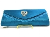All Occasion Satin Evening Bag in Blue
