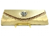 All Occasion Satin Evening Bag in Camel