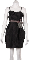 Main image of Shirred Bodice Bubble Party Dress