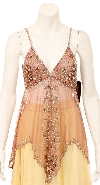 Main image of V-cut Spaghetti Strapped Dazzling Top