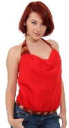 Main image of Sparkling Bricks Halter Neck Top
