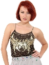 Main image of Golden Wings Spaghetti Strapped Top