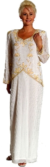 Main image of Full Length Beaded Gown