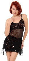 Embellished Spaghetti Long Top 