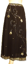 Main image of Bead Embellished Knee Length Skirt 