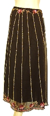 Main image of Bead Embellished Knee Length Skirt 