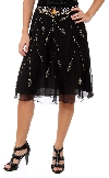 Main image of Bead Embellished Knee Length Skirt 