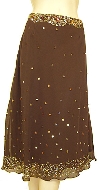 Main image of Bead Embellished Knee Length Skirt 