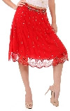 Main image of Bead Embellished Knee Length Skirt 