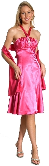 V Neck Short Prom Dress in alternative picture