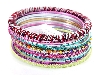 Main image of Set of 12 Handmade Bangle Bracelets