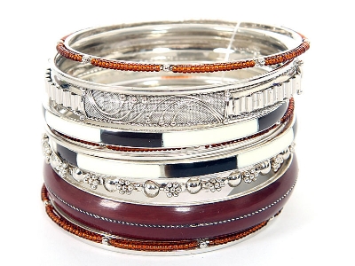 Set of 11 Assorted Bangle Bracelets