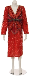 Main image of Butterfly Design Tea Length Gown