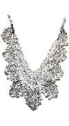 Main image of Sequin Beaded Open Hanging Collar Scarf