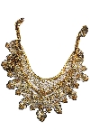 Main image of Sequin Beaded Open Collar Scarf