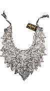 Main image of Sequin Beaded Open Collar Scarf