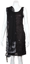 Main image of Silver Threaded Beaded Scarf
