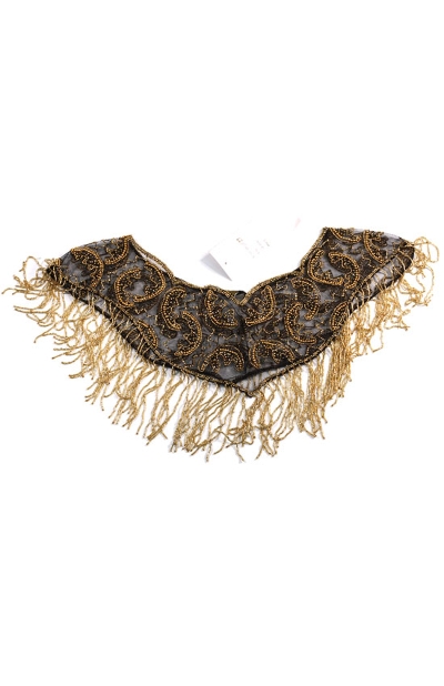 Half Moon Beaded Collar Scarf